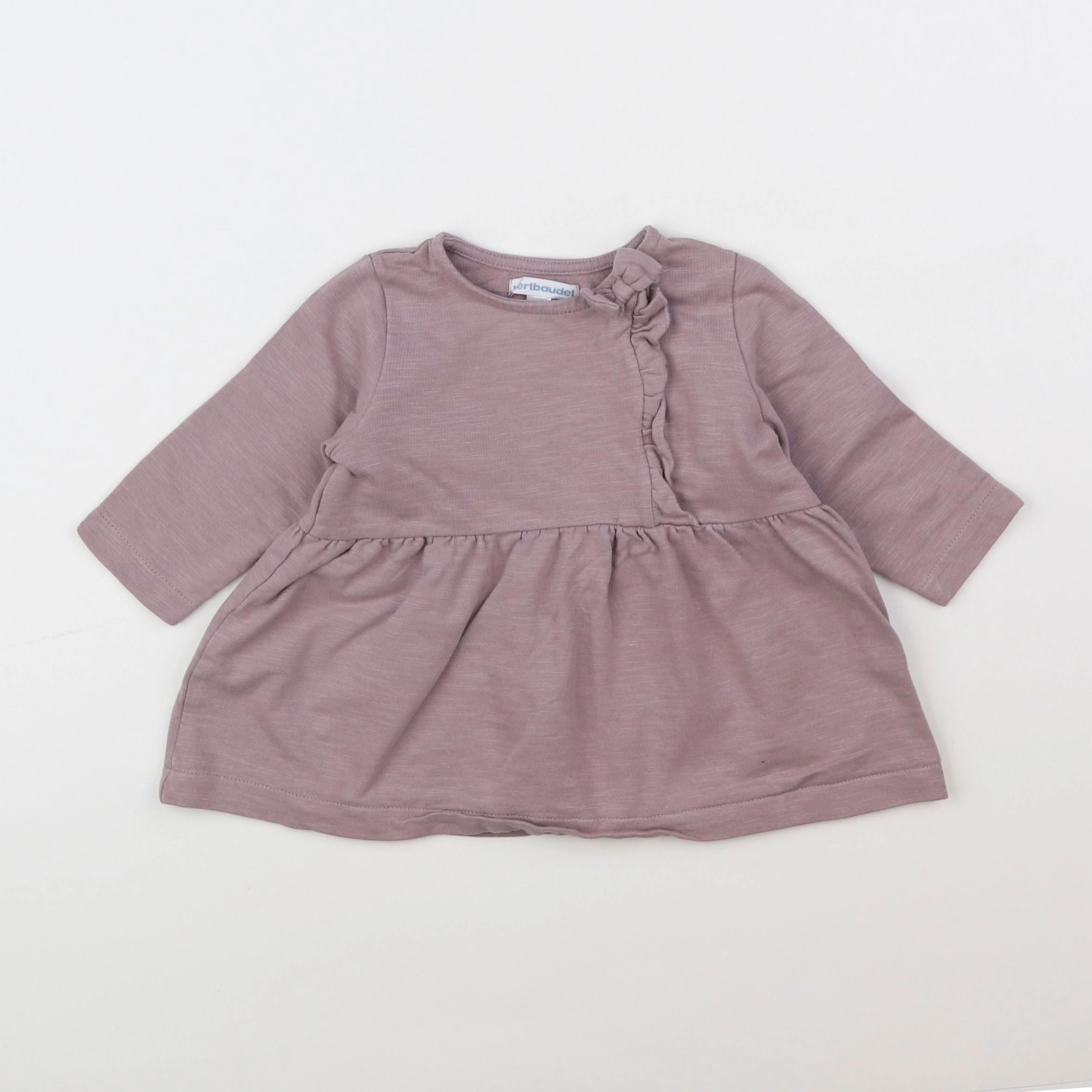 Vertbaudet - robe violet - 9 mois